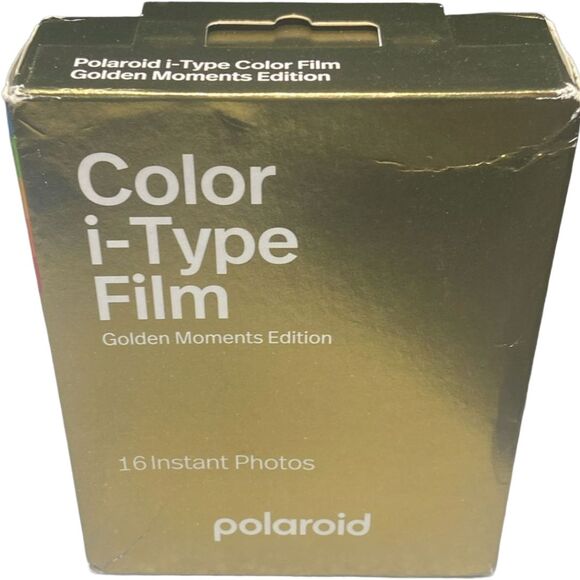 Polaroid i-Type Metallic Gold Edition Instant Film – 2 Pack (16 Photos) - Picture 1 of 8